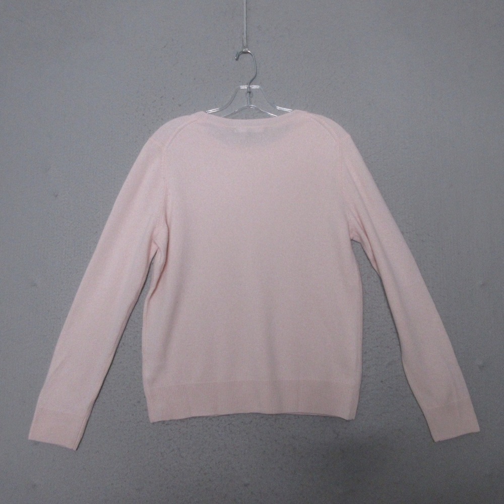 Quince Cashmere Sweater M Pink Soft Quiet Luxury Minimalist Preppy Timeless - Picture 2 of 7